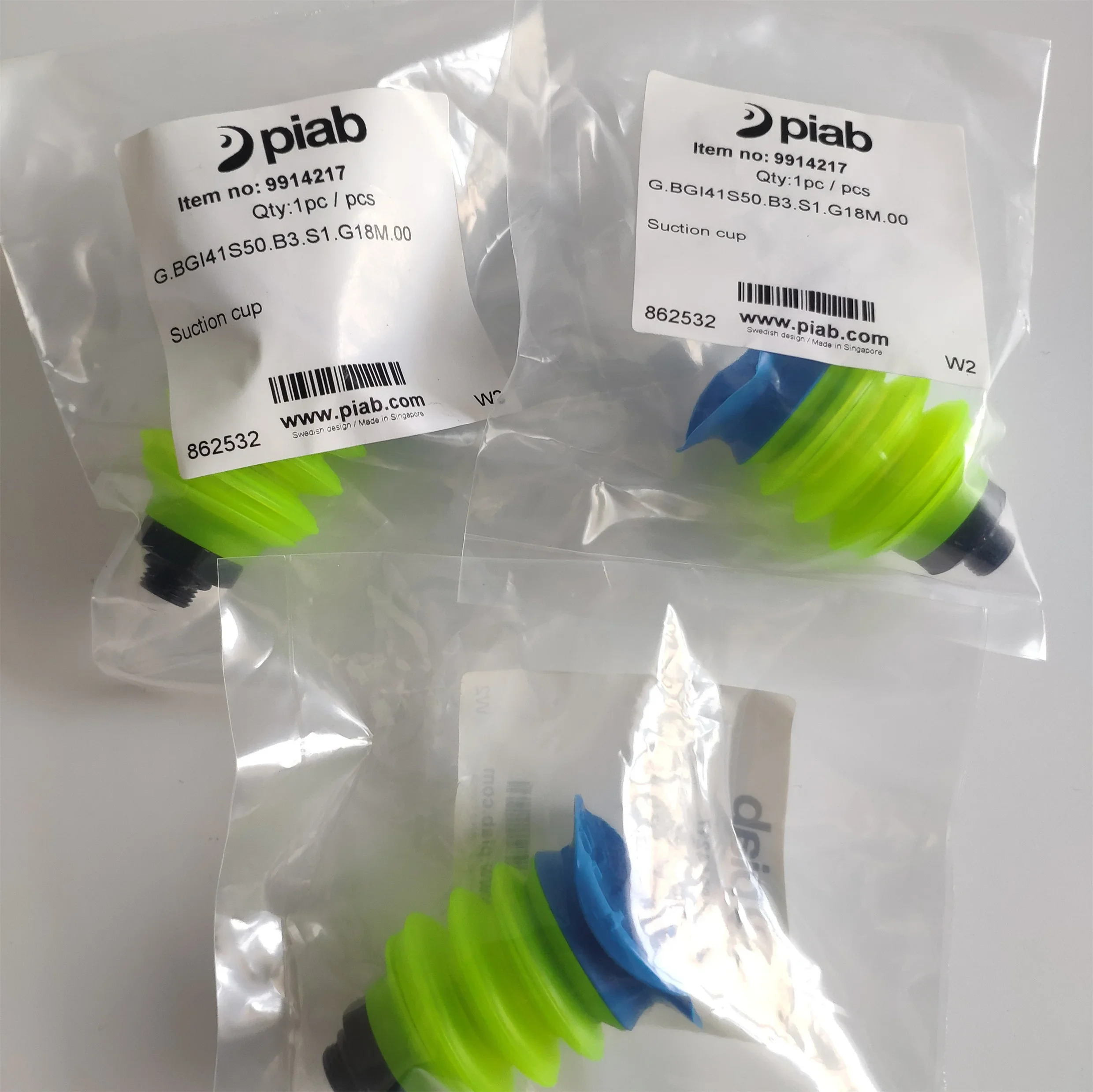 프록시 PIAB 흡입 컵 G BGI41S50.B3.S1.G18M.00 9914217 오리지널