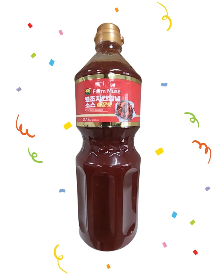 팜뮤즈 원조 치킨양념소스 매운맛 2.1kg, 1개 - 상품 이미지