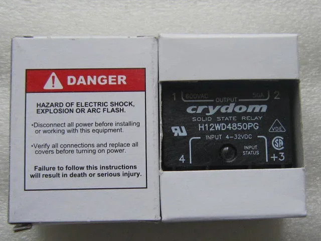 오리지널 American Kuaida Crydom 솔리드 스테이트 릴레이 H12WD4850PG