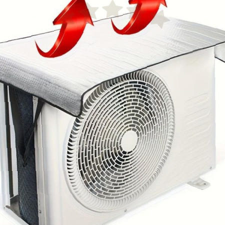 실외기보호 차열 반사 덮개 냉방효율 향상 여름철 온도저감 통풍구조 설치형 보호막