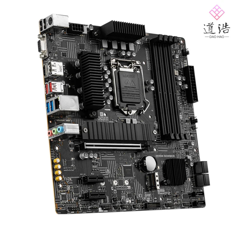 Z590M BOMBER 마더보드 128GB LGA 1200 DDR4 마이크로 Z590 메인보드 리퍼 완료