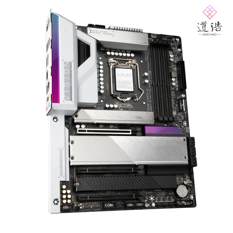 Z590 VISION G 마더보드128GB LGA 1200 DDR4 메인보드 완전 작동 리퍼