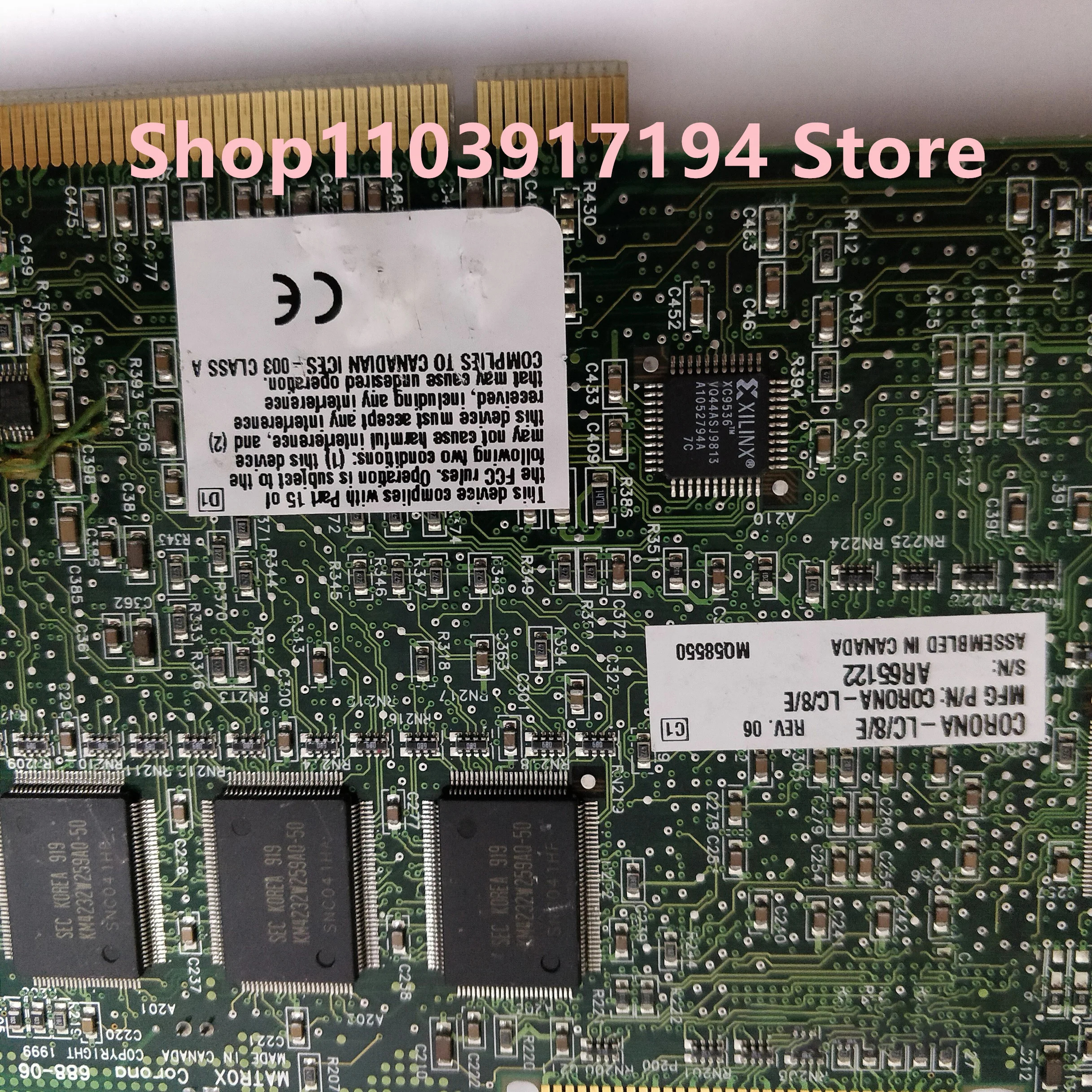 MATROX Corona 688-06 캡처 카드 coron-lc/8/e