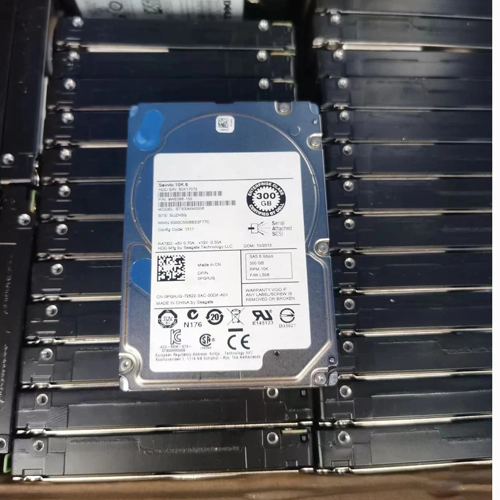 R620 R710 R715 서버 하드 HDD ST300MM0006 300G 10K SAS 2.5인치 드라이브
