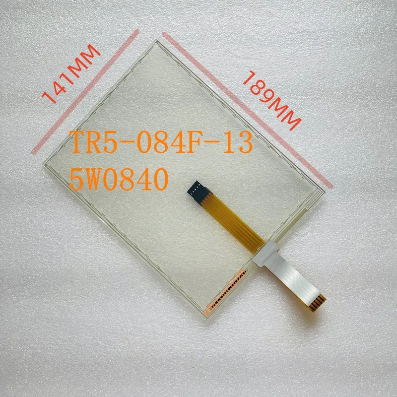 TR5-084F-13 터치 패널 디지타이저 유리 크기 8.4 인치 5 와이어 187mm x 141mm 5W0840