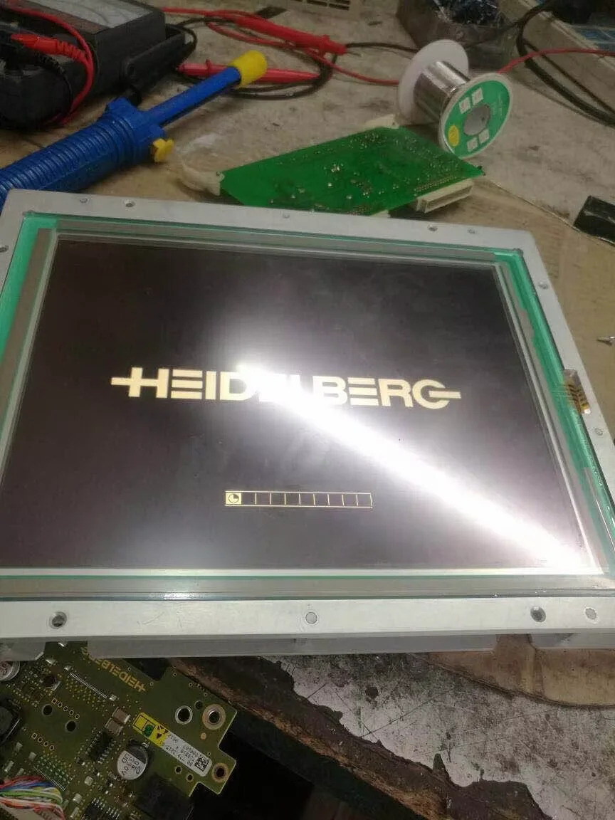 LCD 디스플레이 터치 스크린 유리 하이델베르크 프레스 XL75 XL-75 장치 LQ104V1DW02 신