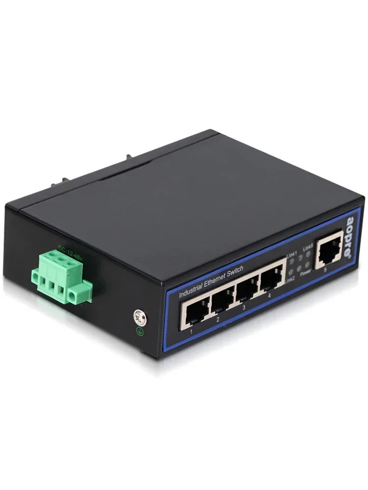 산업네트워크 스위치 레일 4포트 5포트 100기가비트 산업등급 OPB TE605F 비형 POE 허브
