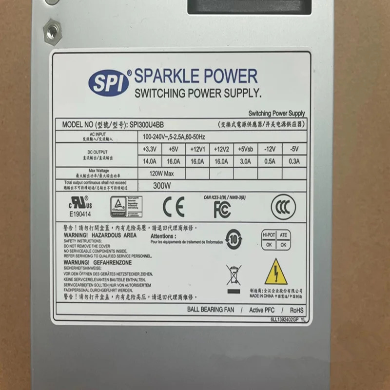 FSP 300W 전원공급장치 SPI300U4BB새 원본 PSU