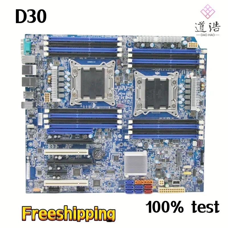 Lenovo호환 ThinkStation D30 마더보드 03T6735 03T6732 지원 V1 V2 세대 CPU X79 C602 메인보드 완전 작동 리퍼