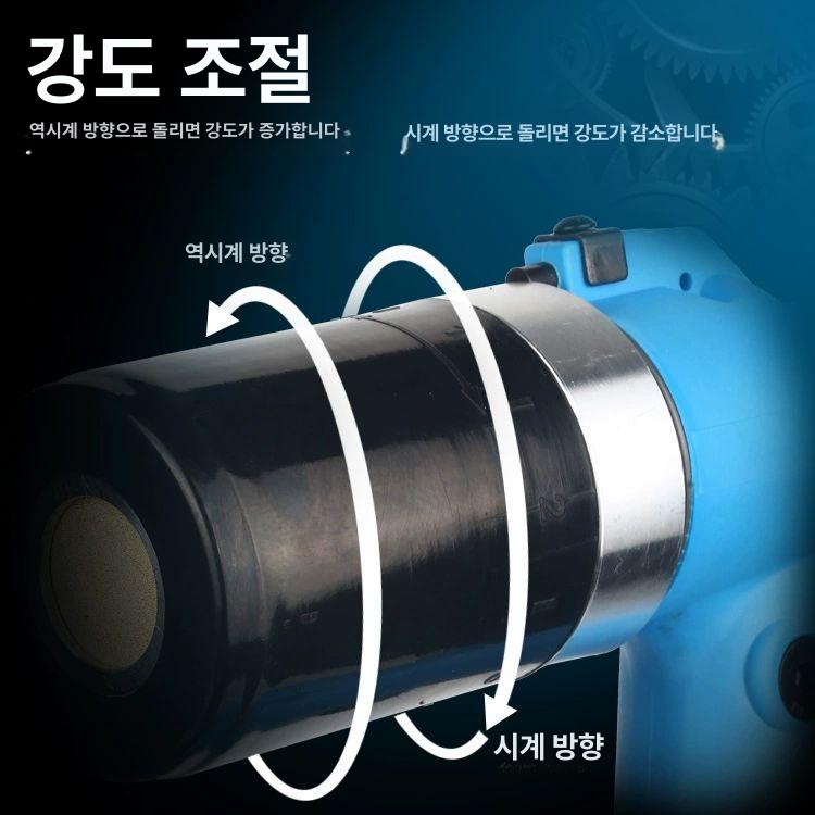 공압 리벳건 흡입형 리베터 팝너트 리벳기 프라이밍 유압 로고 0312K 너트 건 연장 세트 1긴1짧은 - 상세 이미지 5