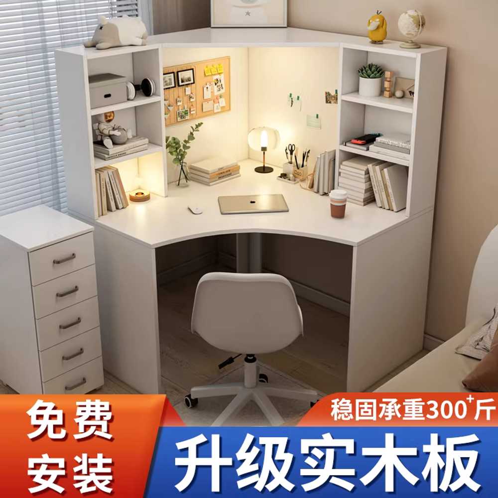 코너형 책상 기역자 데스크 원룸 모퉁이 침실 화장대 800 이미지 8