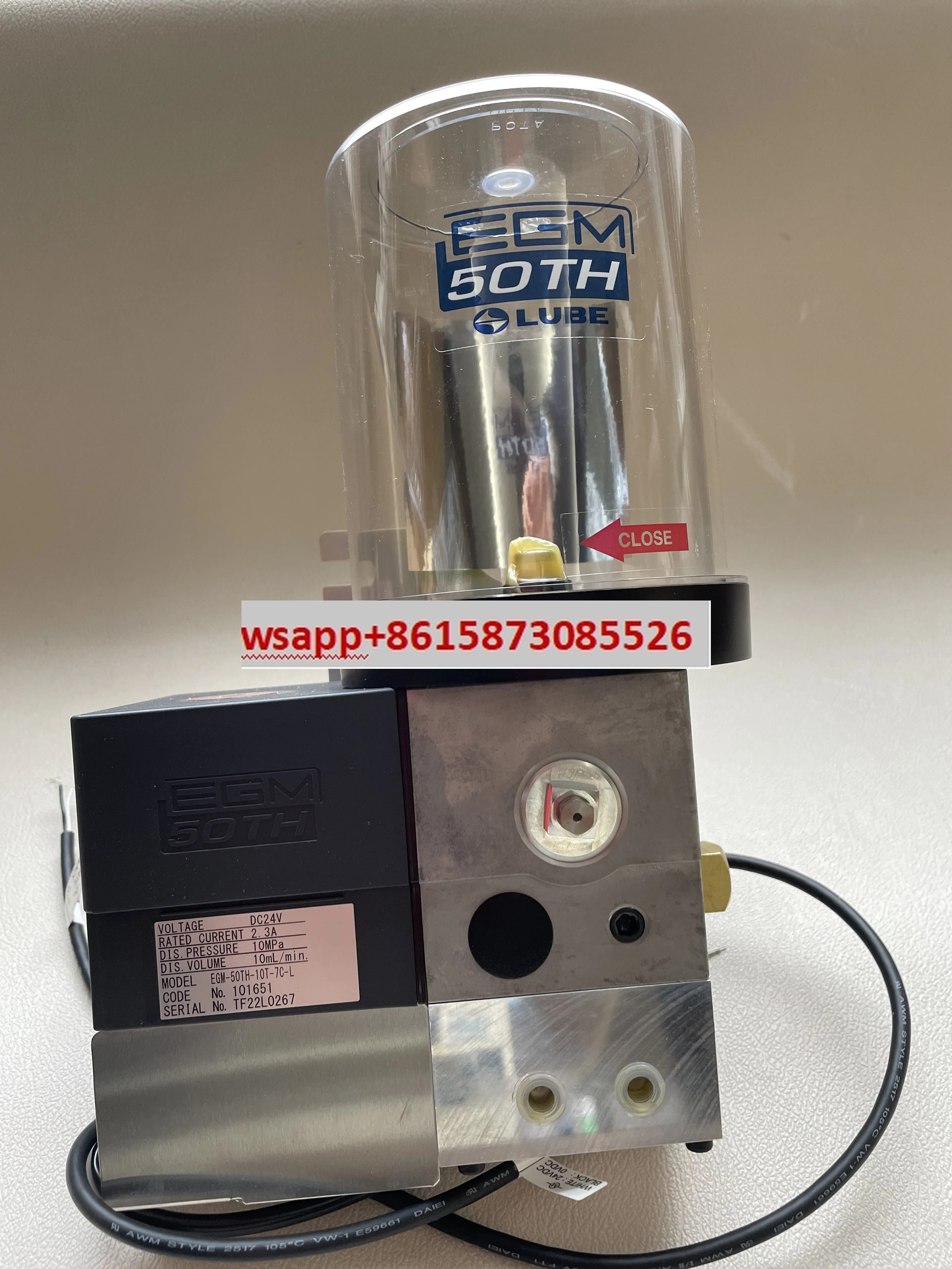 일본 LUBE 윤활 펌프 EGM호환-50TH-10T-7C-LLUBE Mazak
