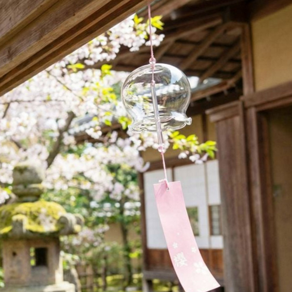 수공예 유리 풍경 종 핸드메이드 실내 장식 풍경 집들이선물 카페