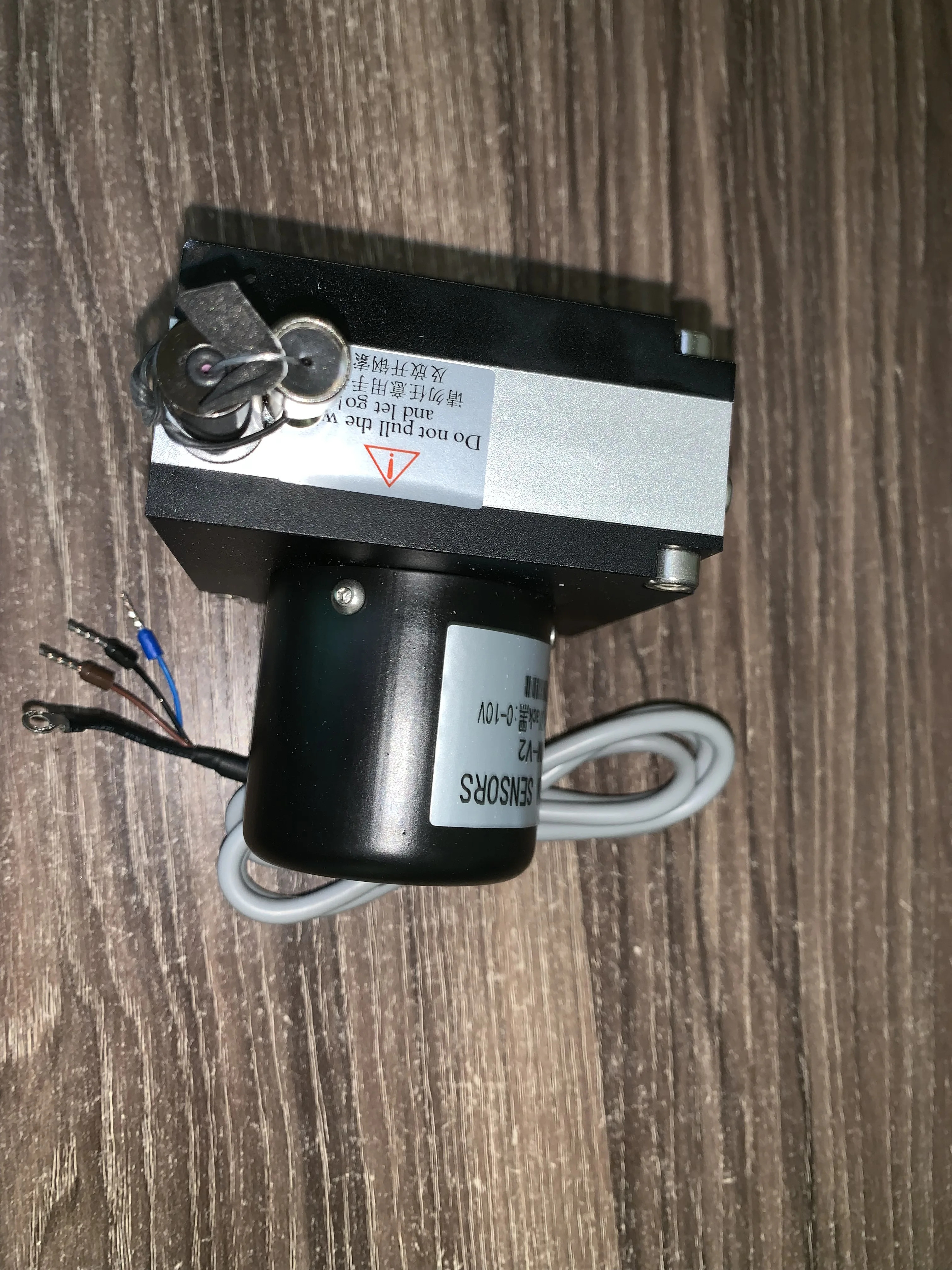 저항 전압 펄스 유압 실린더 제어 로프 게이지 인코더 SHN50 풀 코드 장력 센서 0-1000mm 4-20MA