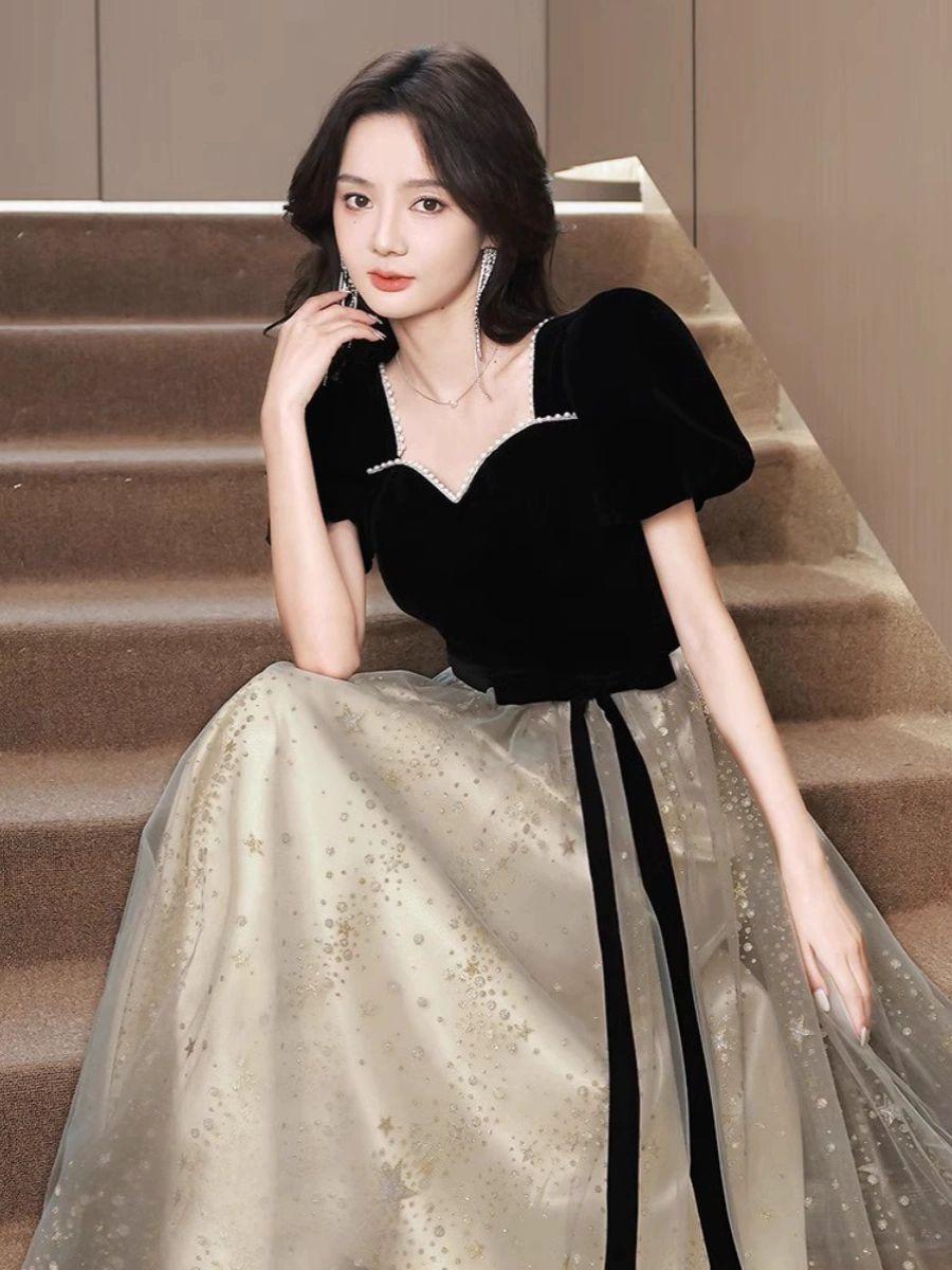 피로연드레스 결혼식 파티 이브닝 드레스 웨딩 - 상세 이미지 3