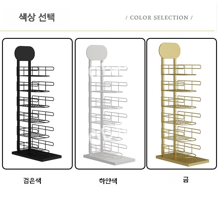 철제 모자걸이 무타공 다단식 스탠드 거치대 이미지 6
