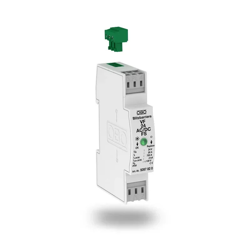 OBO Lightning Protector RJ45S-E100-4-F 기가비트 네트워크 통신 5081005 서지 보호기