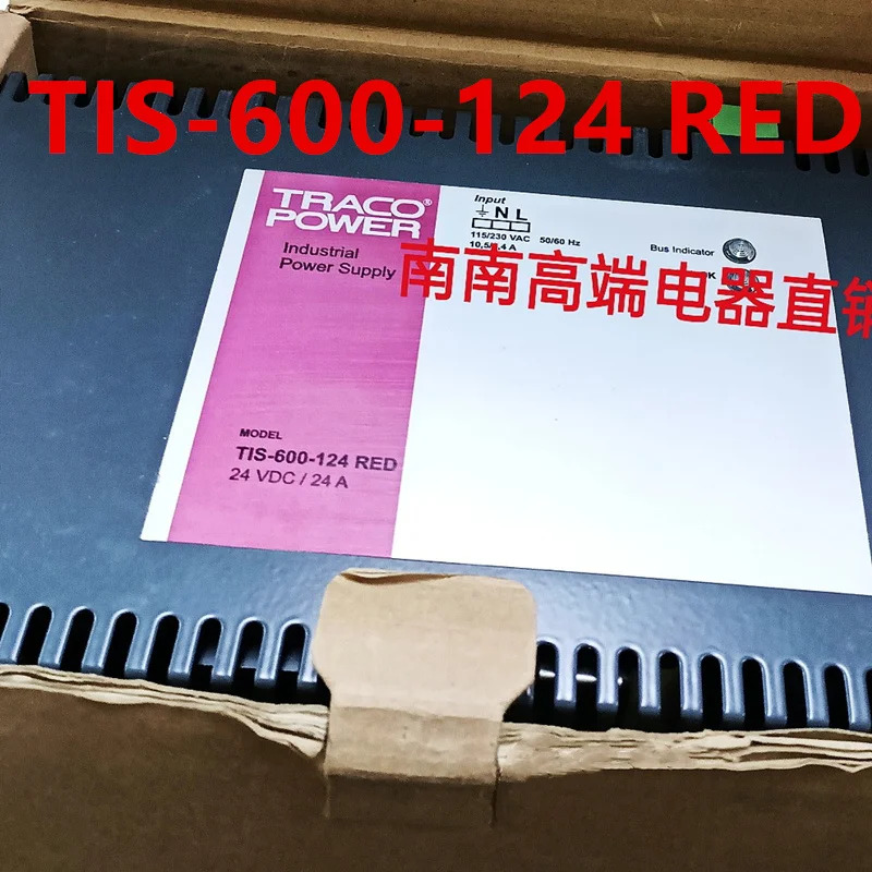 TRACO POWER 24V24A 600W 전원공급장치 TIS-600-124 RED 새 원본 DIN 레일