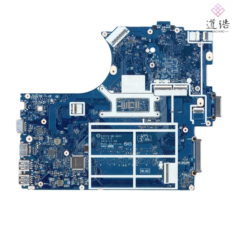 NM-A831 Lenovo호환 Thinkpad E570 노트북 마더보드 CE570 01EP391 01YR709 I5-7200U CPU DDR4 메보드 완전 작동