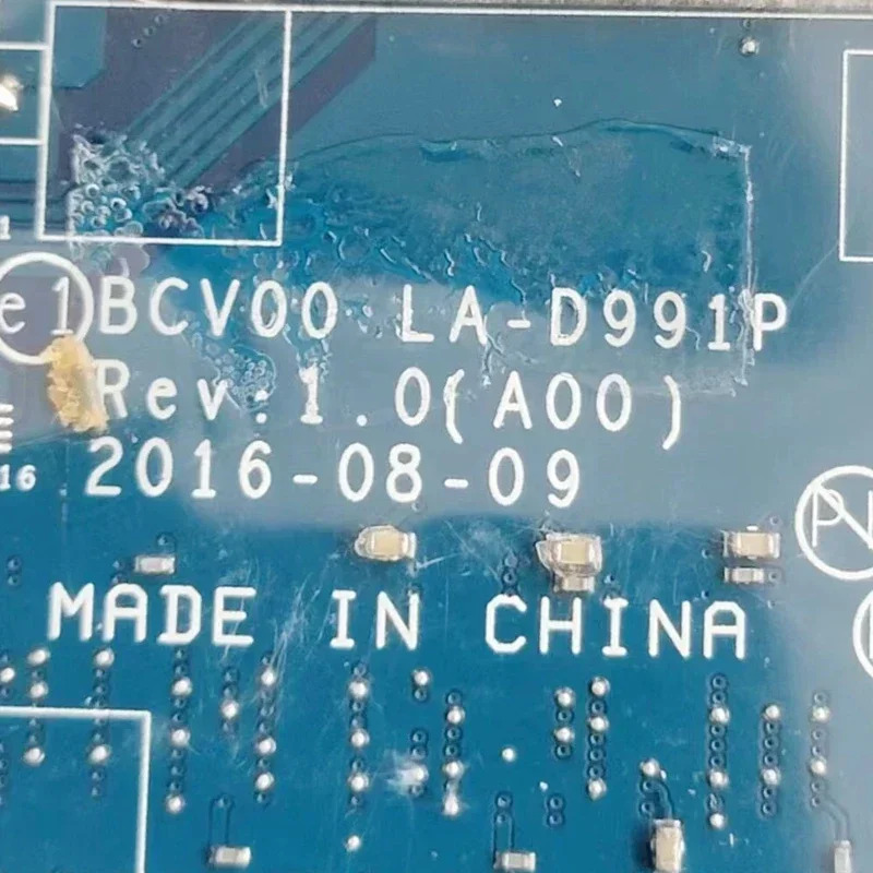 BCV00 LA-D991P Dell piron 15 7566 7466 노트북 마더보드 CN-0RJ4MM 0RJ4MM RJ4MM CPUI5-6300HQ GPUX960 4GB 작업