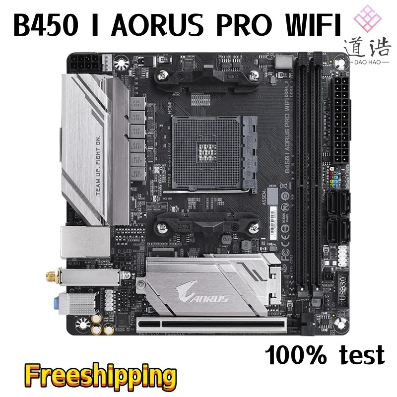 B450 I AORUS PRO WIFI 마더보드 32GB HDMI M.2 소켓 AM4 DDR4 Mini-ITX 메인보드 완전 작동 리퍼