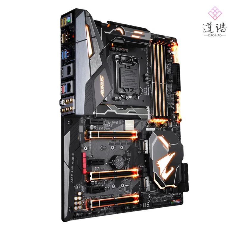 Z370 AORUS GNG 7 마더보드 64GB HDMI M.2 LGA 1151 DDR4 메인보드 완전 작동 리퍼