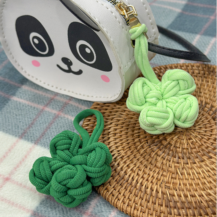 친구사랑 행운 마스코트 네잎클로버 양말목 키링 만들기 DIY - 상세 이미지 4