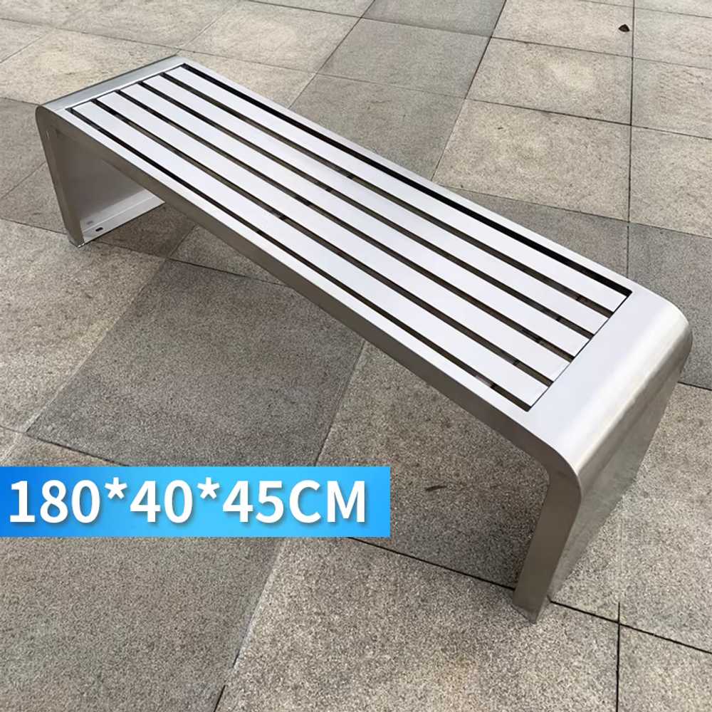 스테인레스 벤치 좌석 공원의자 정류장 스텐 흡연실 1200 - 상세 이미지 5