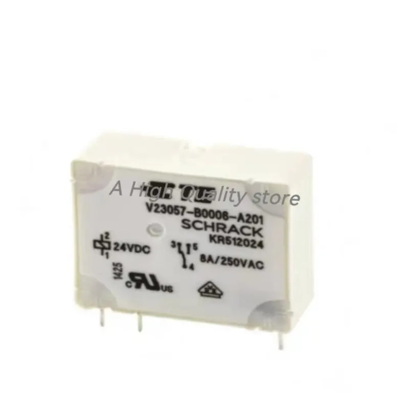 2PCS V23057-B0006-A201 KR 512024 24VDC 8A 릴레이