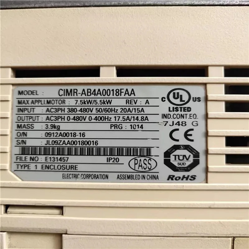 상태 인버터 CIMR-AB4A0018FAA