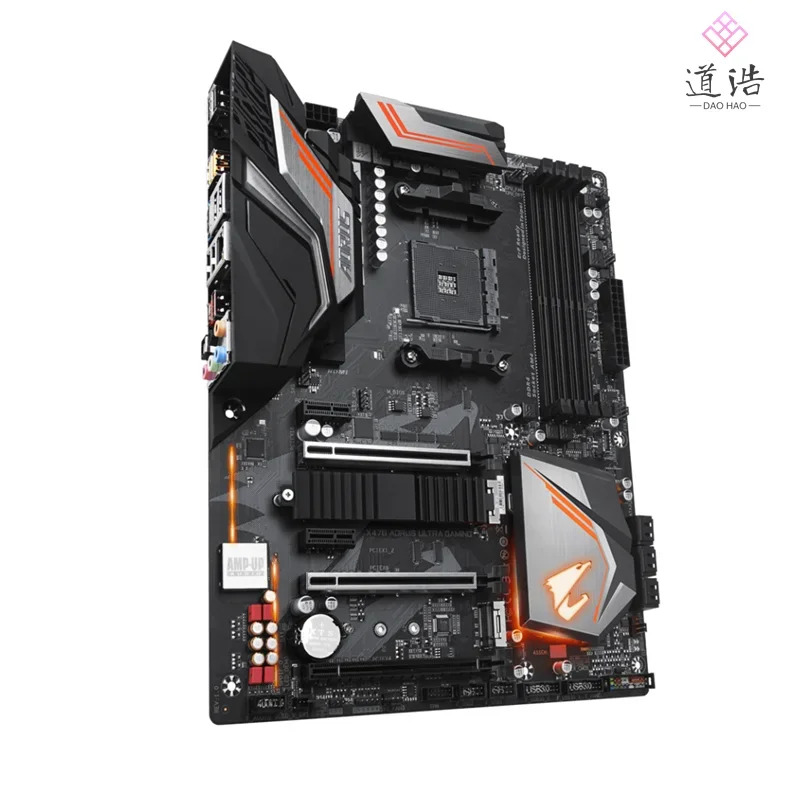 X470 AORUS ULTRA GNG 마더보드64GB PCI-E 3.0 AM4 DDR4 메인보드 완전 작동 리퍼