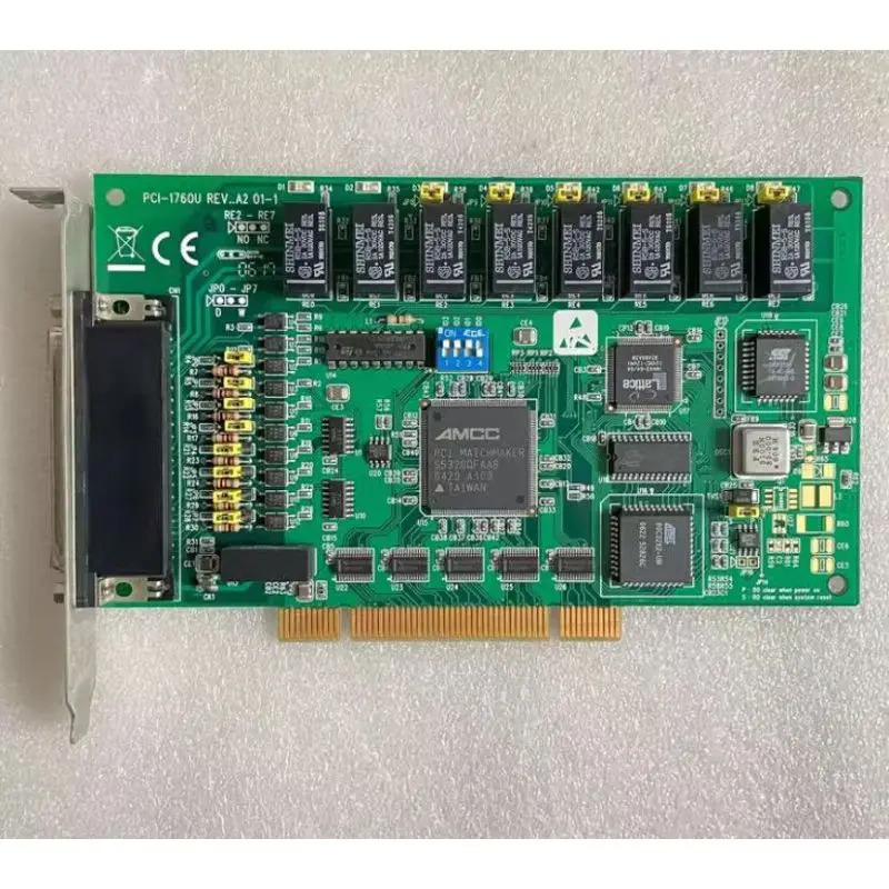 리퍼 PCI-1760U REV A2 8방향 릴레이 출력 절연 디지털 입력 카드 완료