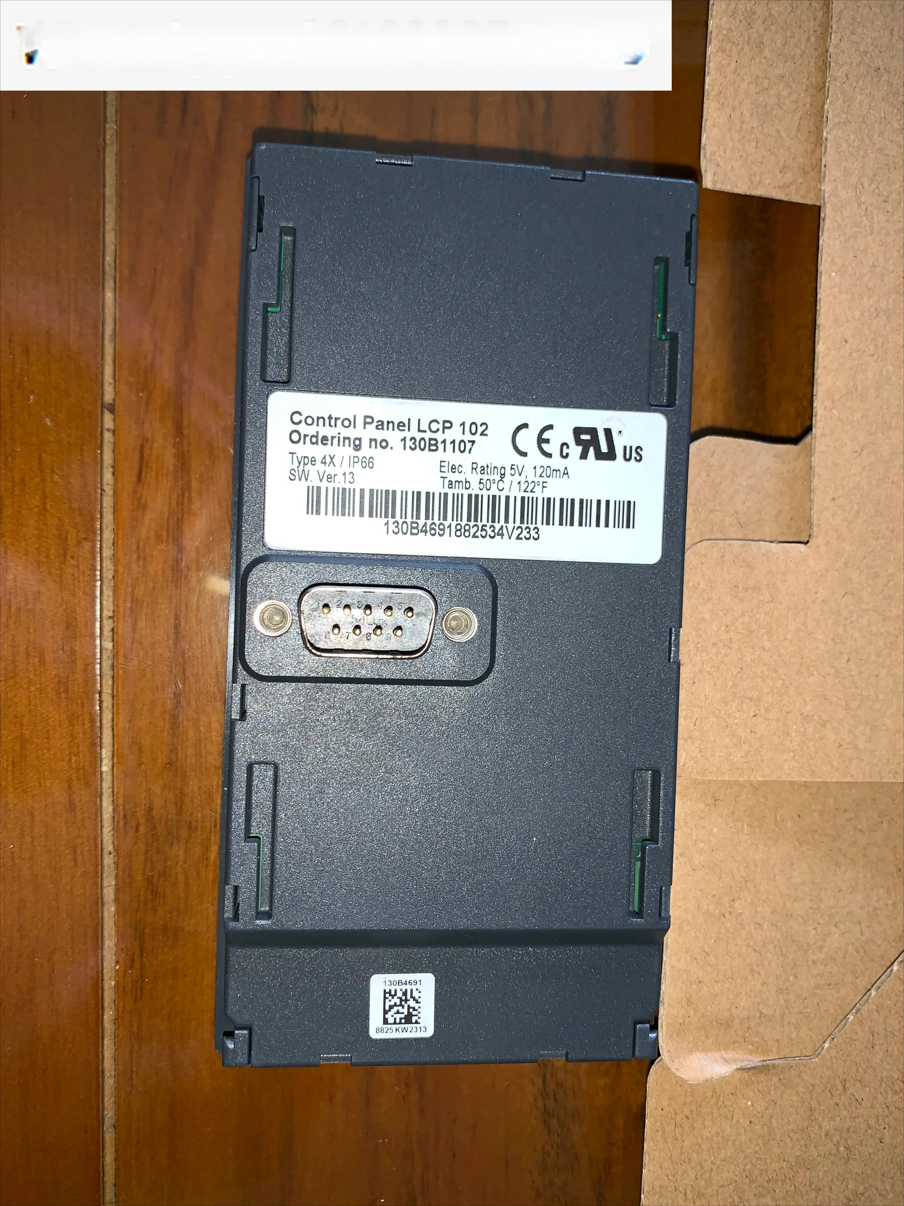 인버터 FC301 FC302 시리즈 조작 패널 LCP102 품목 130B1107