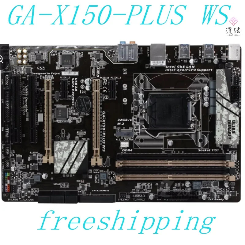 GA-X150-PLUS WS 마더보드64GB LGA 1151 DDR4 메인보드 완전 작동 리퍼