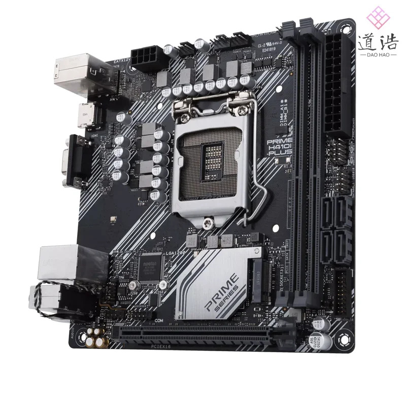 PRIME H410I-PLUS 마더보드64GB HDMI M.2 LGA 1200 DDR4 Mini-ITX H410 메인보드 완전 작동 리퍼
