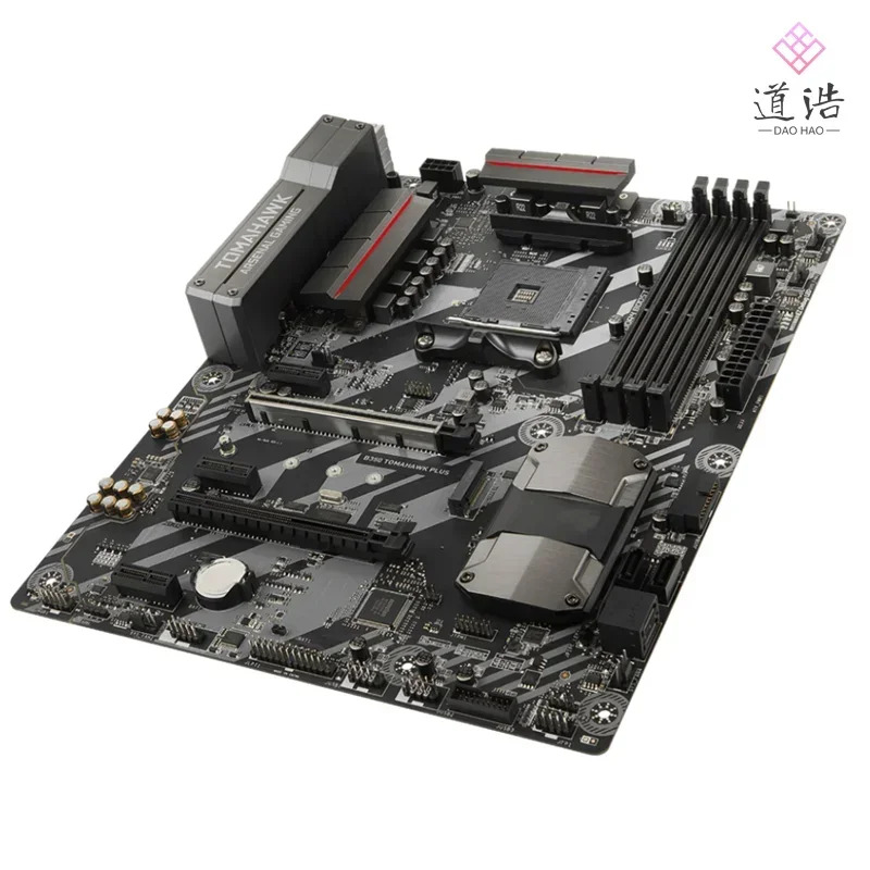 B350 TOMAHAWK PLUS 마더보드128GB AM4 DDR4 메인보드 완전 작동 리퍼