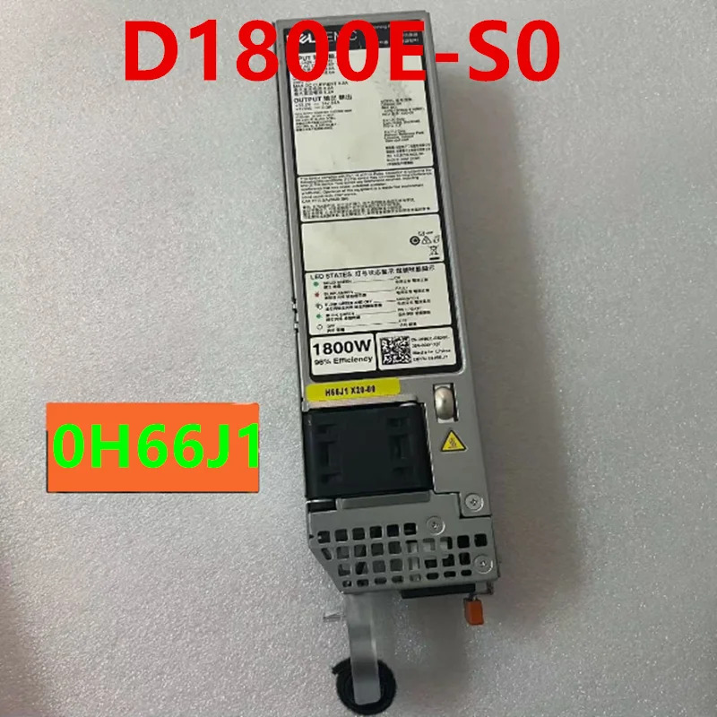 DELL R750 R750XS 1800W D1800E-S0 H66J1 0H66J1리퍼 PSU 새 처럼 작동