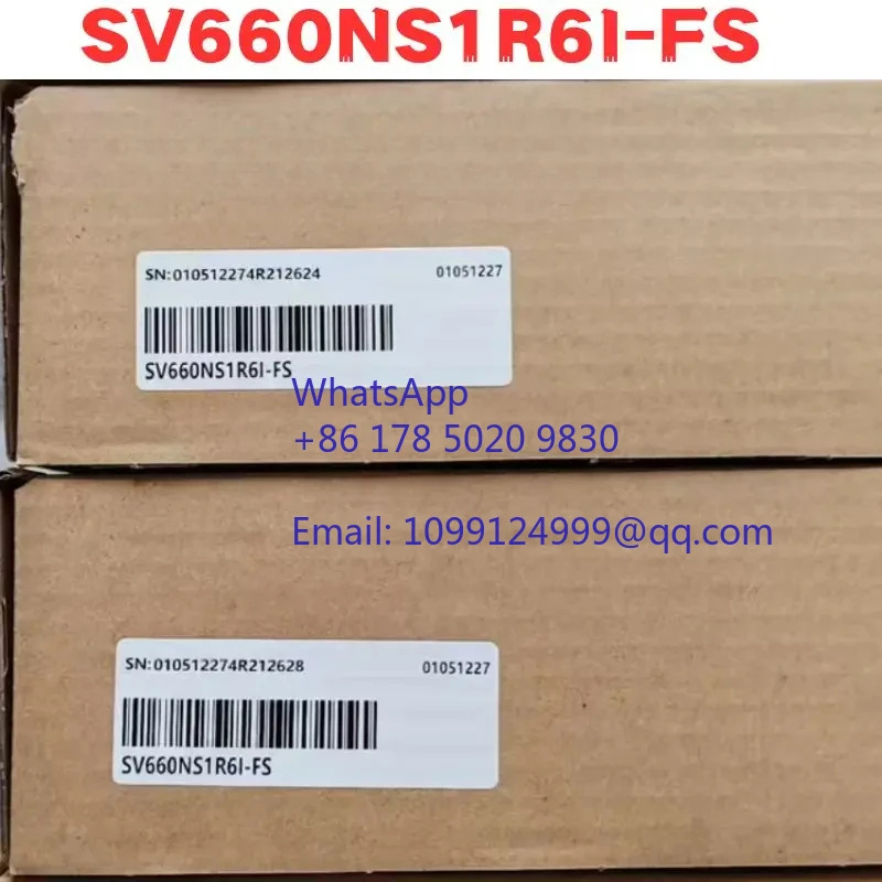 서보 드라이버 SV660NS1R6I-FS 원본