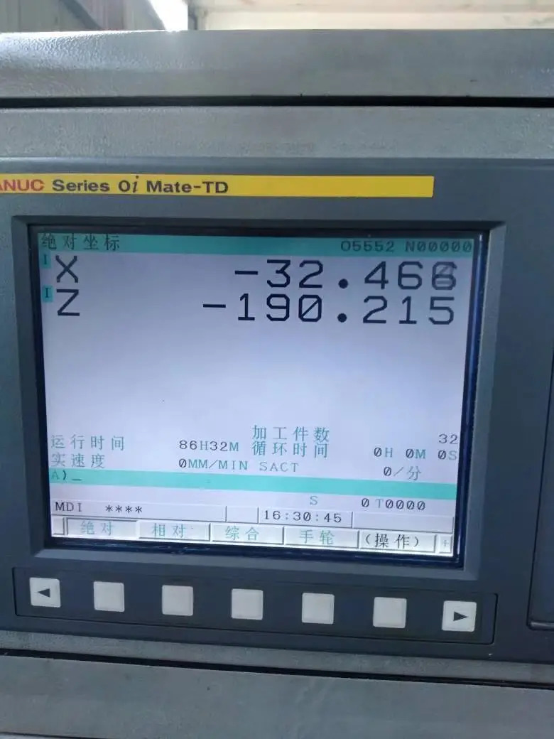 LCD 스크린 FANUC 메이트 Oi-MD 시리즈 oi 메이트-td 공작 기계 수치 제어 디스플레이