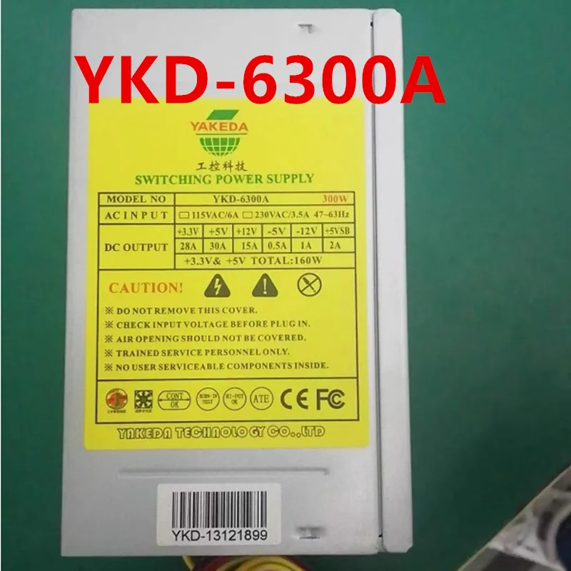 YAKEDA 3.3V28A 5V30A 12V15A -5V0.5A -12V1A 5V2A 300W 전원공급장치 YKD-6300A 새 원본 PSU