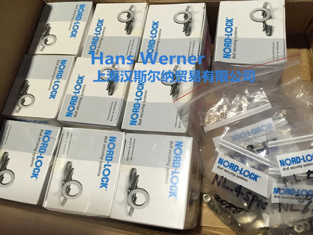 Nord Lock 스테인리스 스틸 와셔 316L 풀림 방지 NLSP 확대 오리지널개