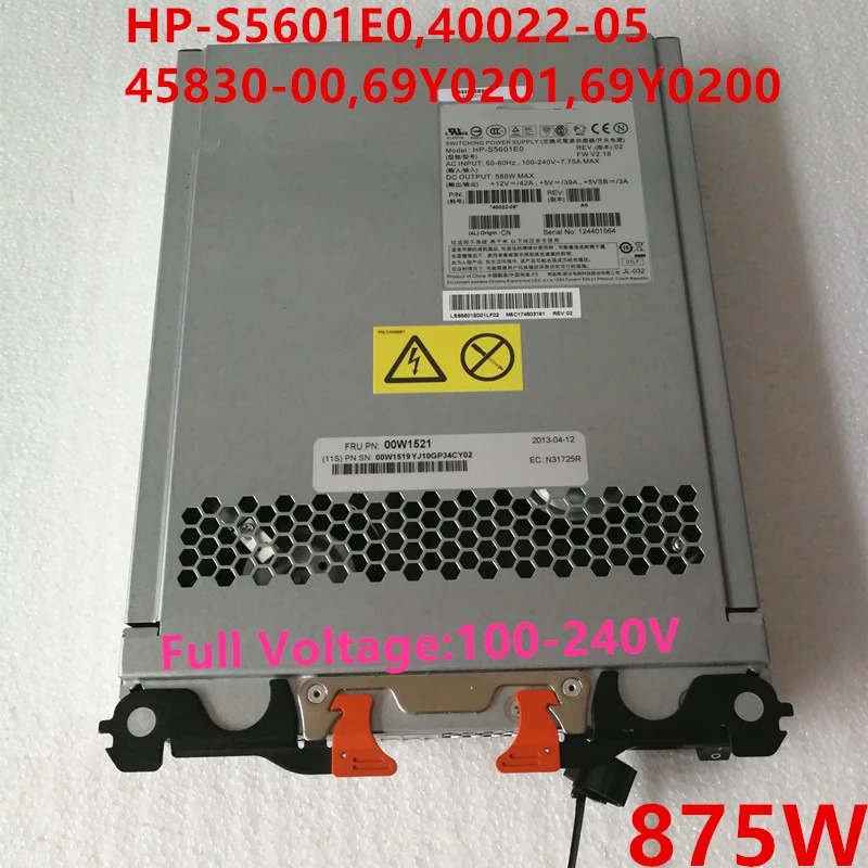 IBM DS3000 DS3512 DS3500 DS3524 585W 전원공급장치 hp호환-S5601E0 40022-05 45830-00 69Y0201 69Y0200 hp호환-S56