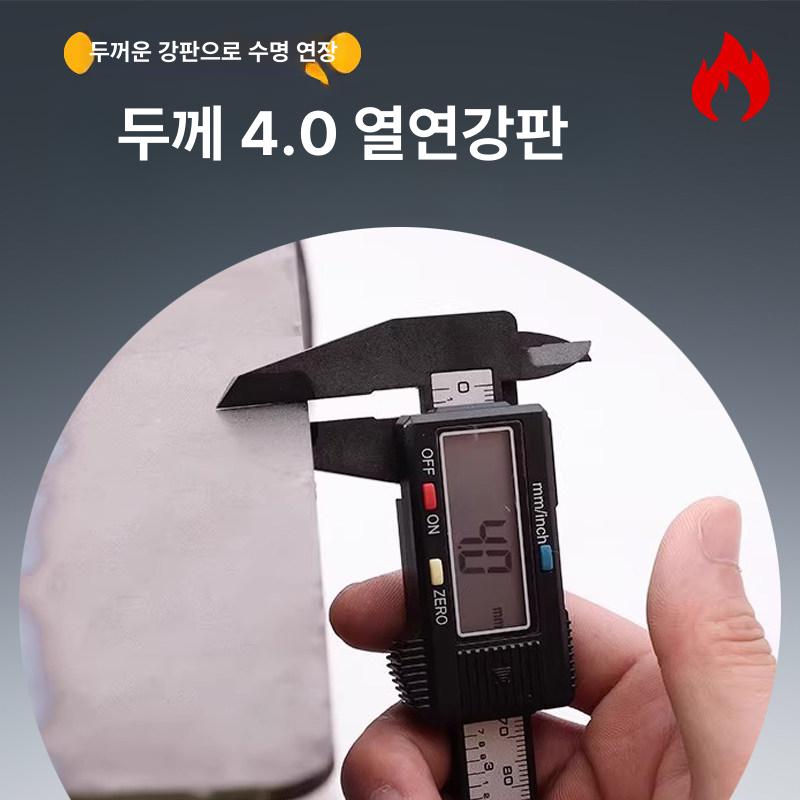 드럼통 화목난로 장작 캠핑 소형 난방 야외 화로대 마당화로 난로 - 상세 이미지 4