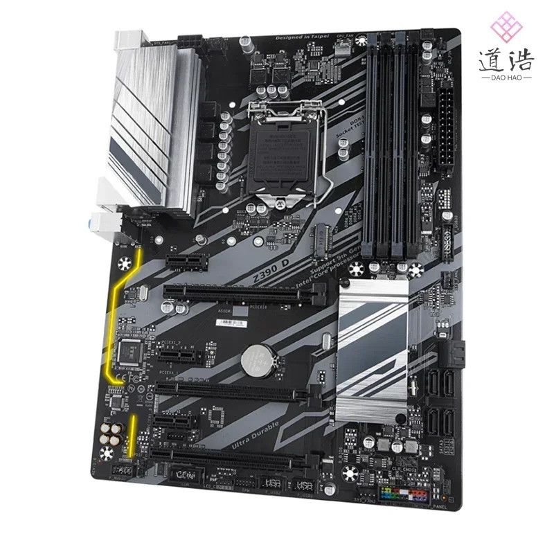 Z390 D 마더보드128GB M.2 HDMI SATA 3.0 LGA 1151 DDR4 메인보드 완전 작동 리퍼