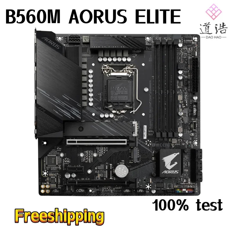B560M AORUS ELITE Mtherboard 128GB HDMI DP M.2 LGA 1200 DDR4 마이크로 B560 메보드 완전 작동 리퍼