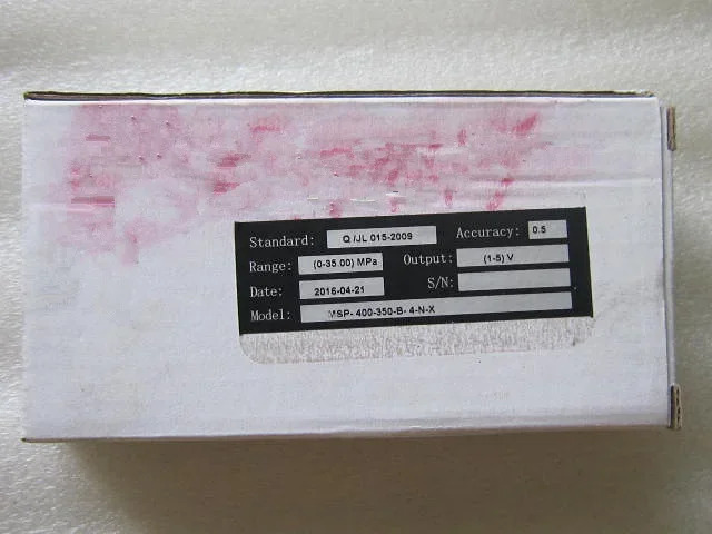 미국 정밀/MEAS 압력 트랜스미터 MSP-400-350-B-4-N-X
