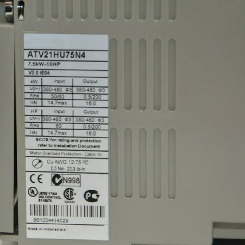 상태 주파수 변환기 ATV21HU75N4