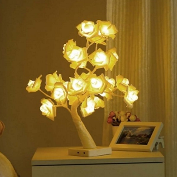 인테리어 장미 무드등 로맨틱 장미 조명등 수유등 탁상용