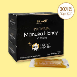 하이웰 마누카꿀 스틱 UMF10+ MGO261+ 360g (12g x 3... 맛있게 먹은 솔직 후기 - 상품 이미지 1