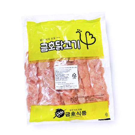 문덕 국내산 닭가슴살 닭생꼬치 800gX10봉 80gX100p 닭산적 안주용닭꼬치